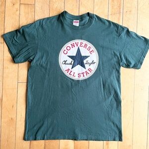 Supreme x Converse Rare Co-branded Short Sleeve T-Shirt Size Medium